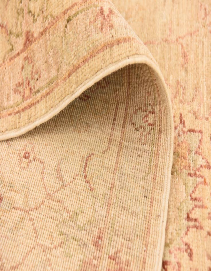 Detail image of  5' 7 x 8' 2  Hand Knotted Peshawar Ziegler Rug