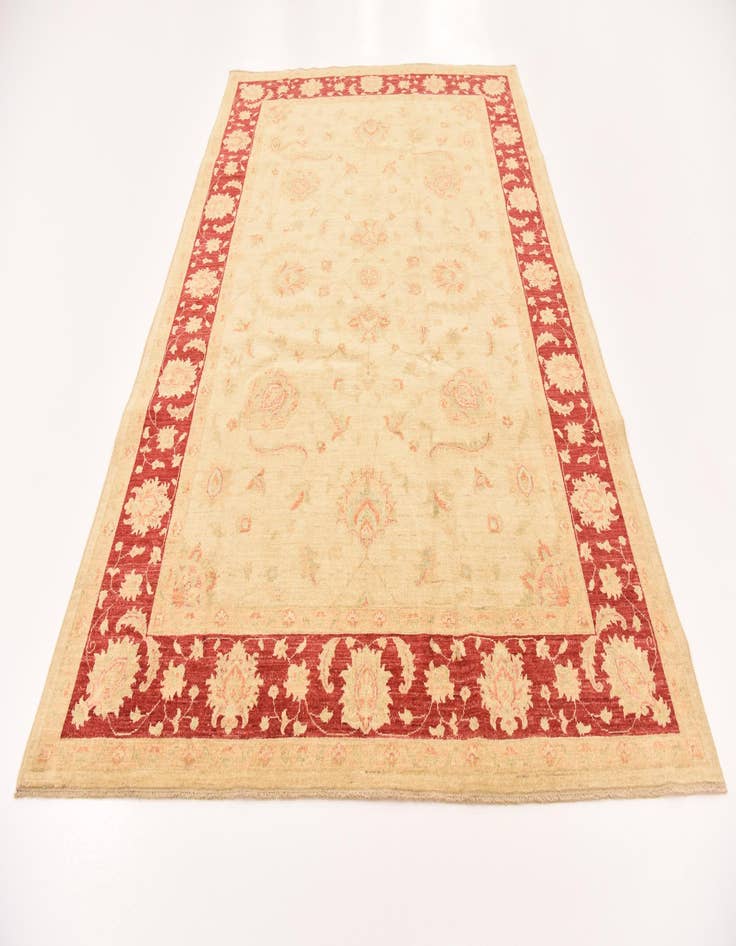 Detail image of  6' 9 x 9' 8  Hand Knotted Peshawar Ziegler Rug