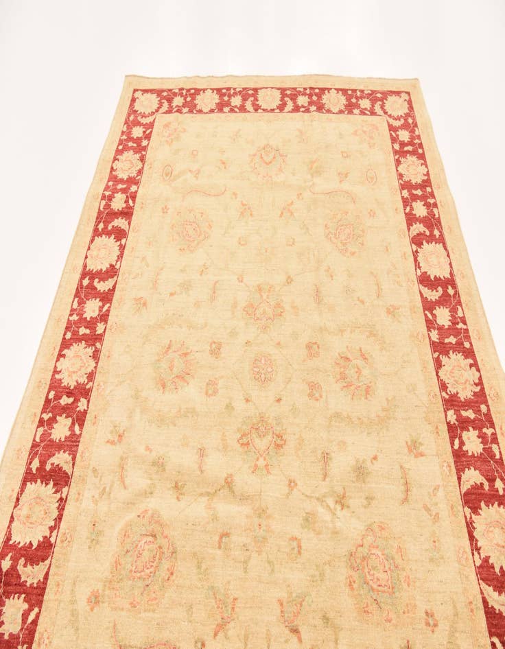 Detail image of  6' 9 x 9' 8  Hand Knotted Peshawar Ziegler Rug