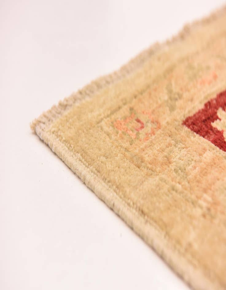 Detail image of  6' 9 x 9' 8  Hand Knotted Peshawar Ziegler Rug