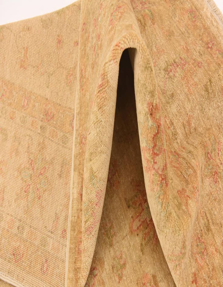 Detail image of  7' x 9' 4  Hand Knotted Peshawar Ziegler Rug