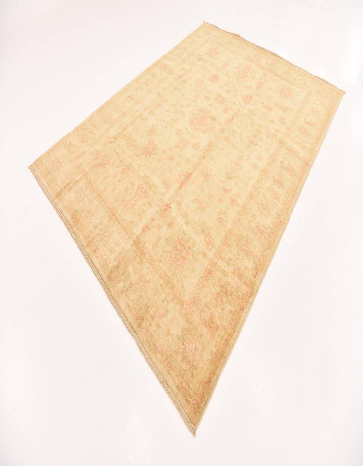 Detail image of  7' x 9' 4  Hand Knotted Peshawar Ziegler Rug