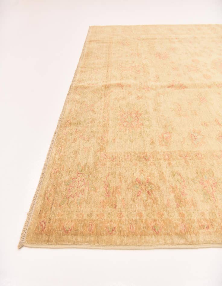 Detail image of  7' x 9' 4  Hand Knotted Peshawar Ziegler Rug