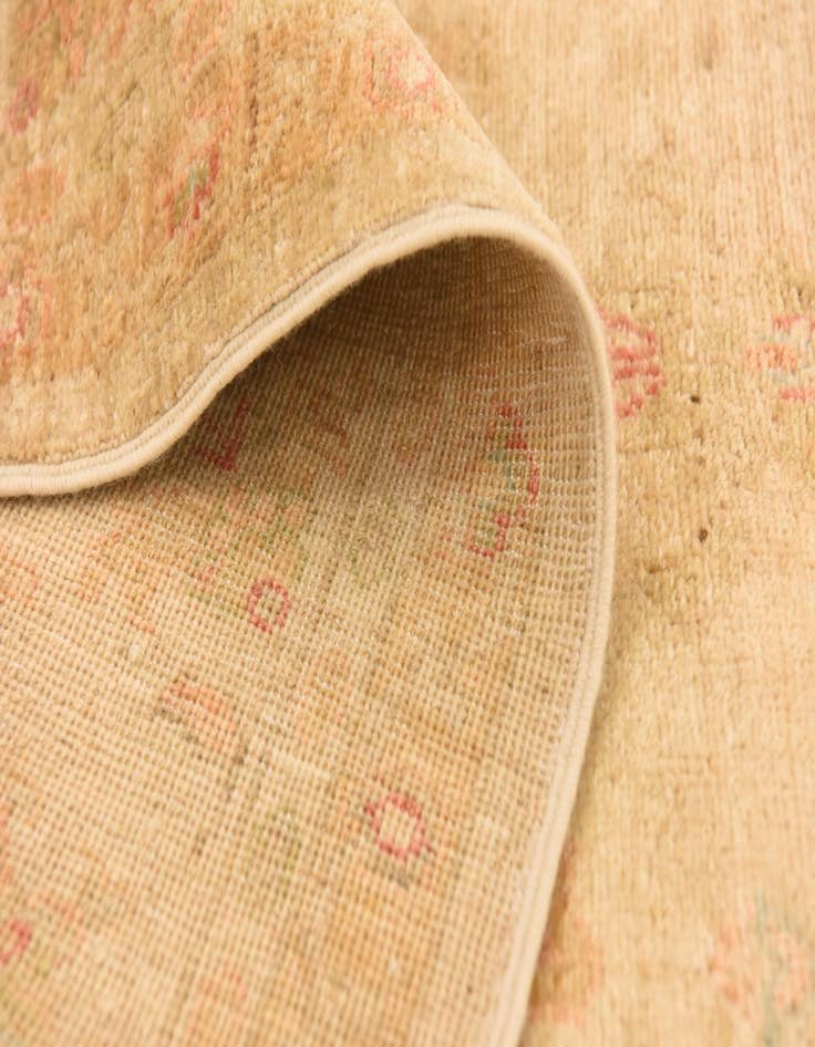 Detail image of  7' x 9' 4  Hand Knotted Peshawar Ziegler Rug