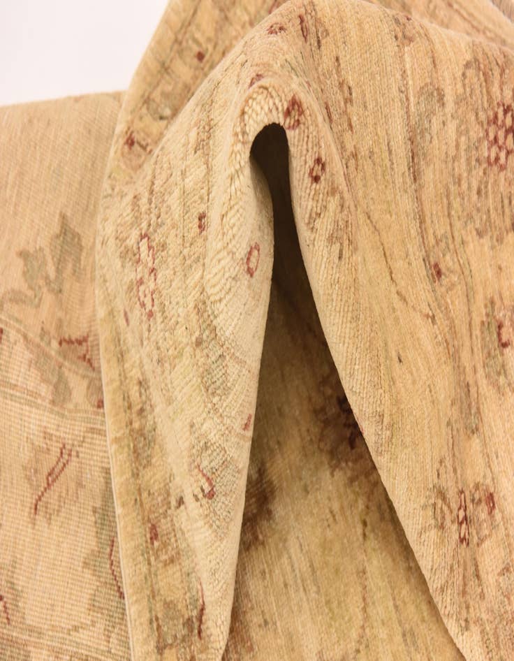 Detail image of  5' 2 x 6' 10  Hand Knotted Peshawar Ziegler Rug