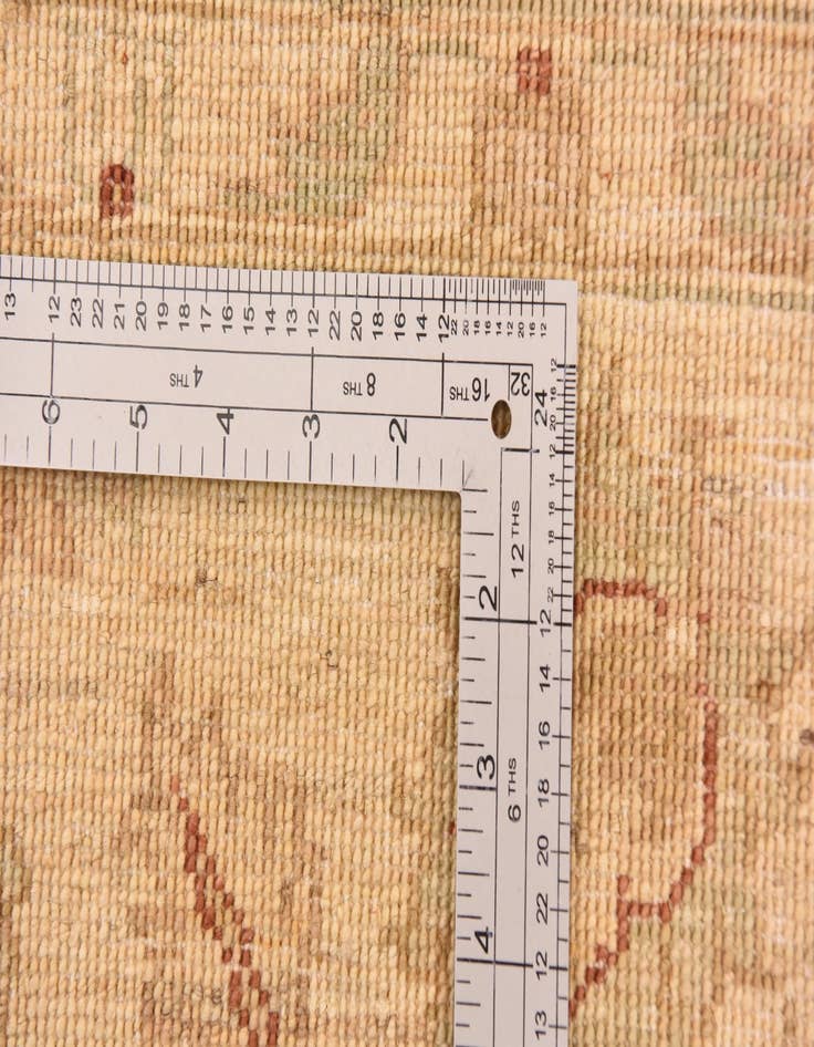 Detail image of  5' 2 x 6' 10  Hand Knotted Peshawar Ziegler Rug