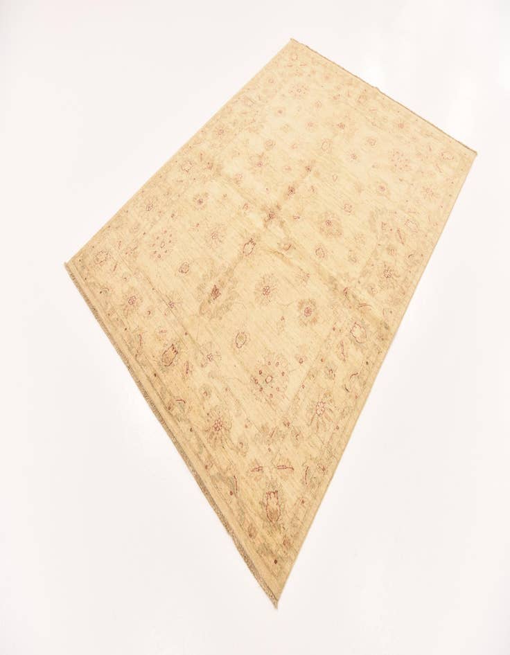 Detail image of  5' 2 x 6' 10  Hand Knotted Peshawar Ziegler Rug