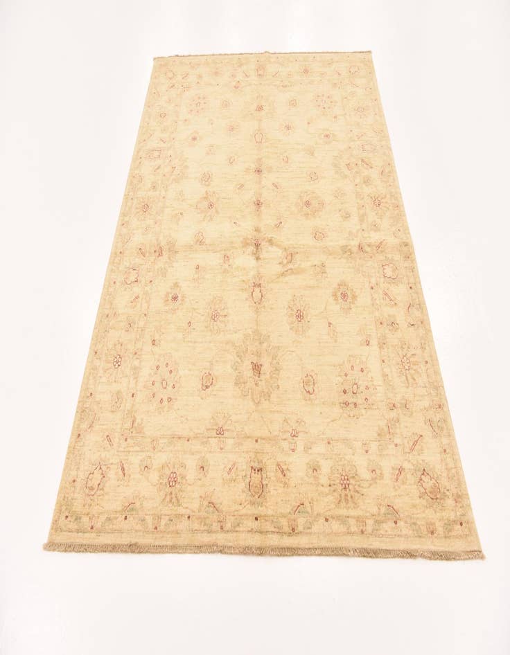 Detail image of  5' 2 x 6' 10  Hand Knotted Peshawar Ziegler Rug