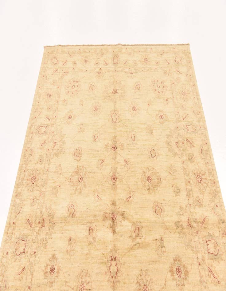 Detail image of  5' 2 x 6' 10  Hand Knotted Peshawar Ziegler Rug