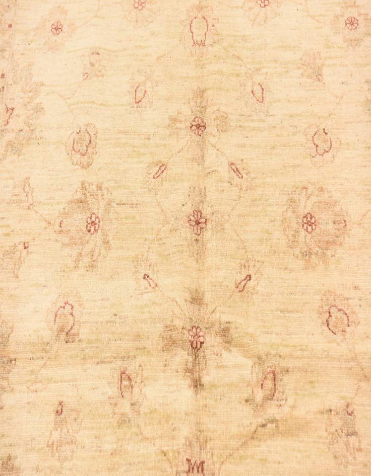 Detail image of  5' 2 x 6' 10  Hand Knotted Peshawar Ziegler Rug