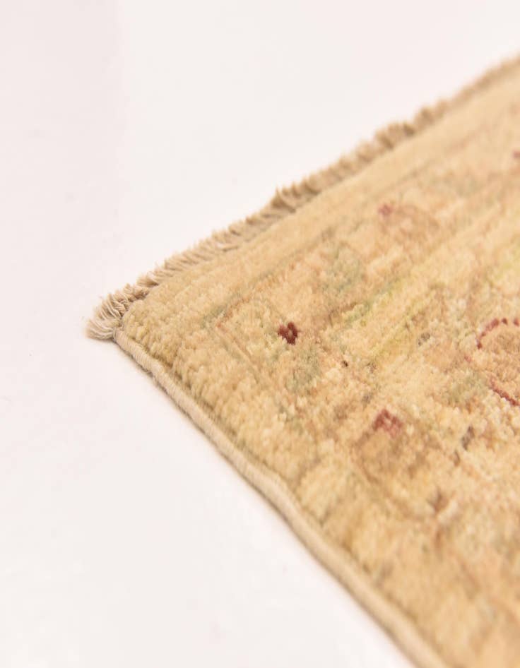 Detail image of  5' 2 x 6' 10  Hand Knotted Peshawar Ziegler Rug