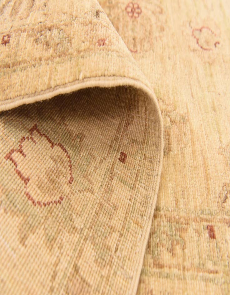 Detail image of  5' 2 x 6' 10  Hand Knotted Peshawar Ziegler Rug