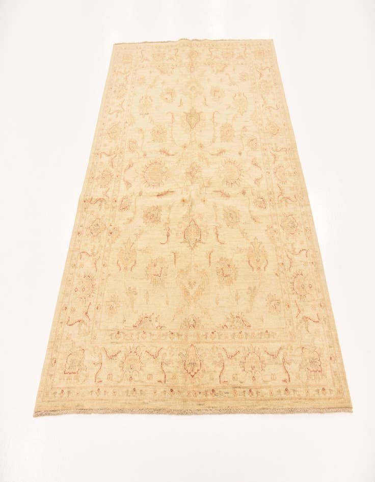 Detail image of  5' x 6' 5  Hand Knotted Peshawar Ziegler Rug