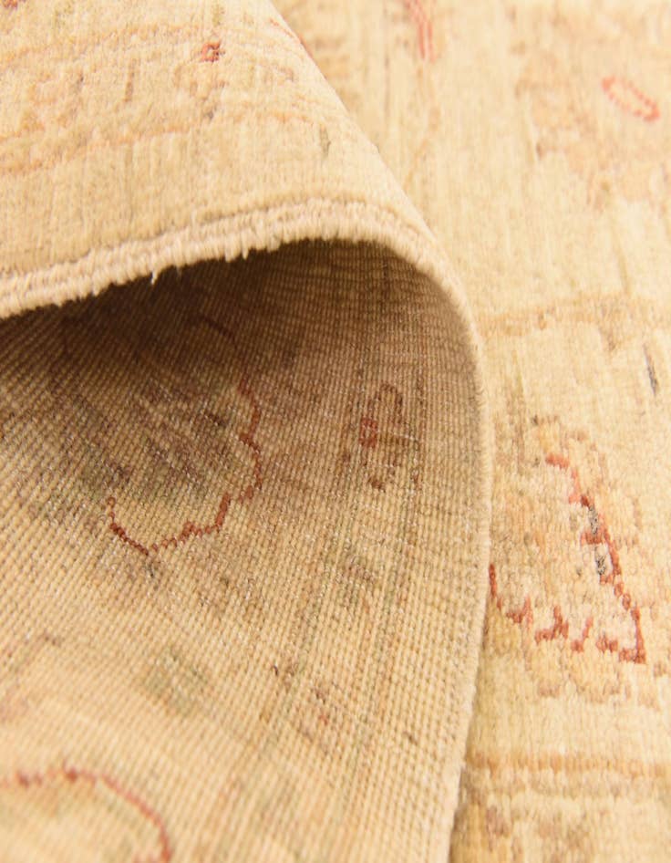 Detail image of  5' x 6' 5  Hand Knotted Peshawar Ziegler Rug