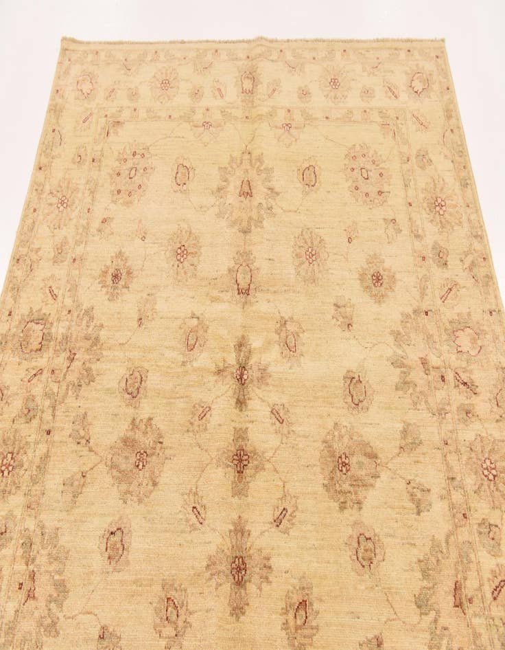 Detail image of  5' x 6' 7  Hand Knotted Peshawar Ziegler Rug