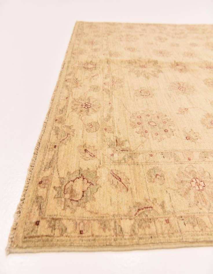 Detail image of  5' x 6' 7  Hand Knotted Peshawar Ziegler Rug