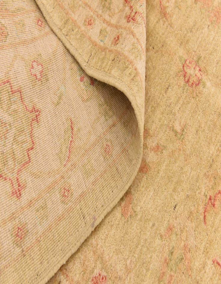 Detail image of  6' 9 x 9' 7  Hand Knotted Peshawar Ziegler Rug