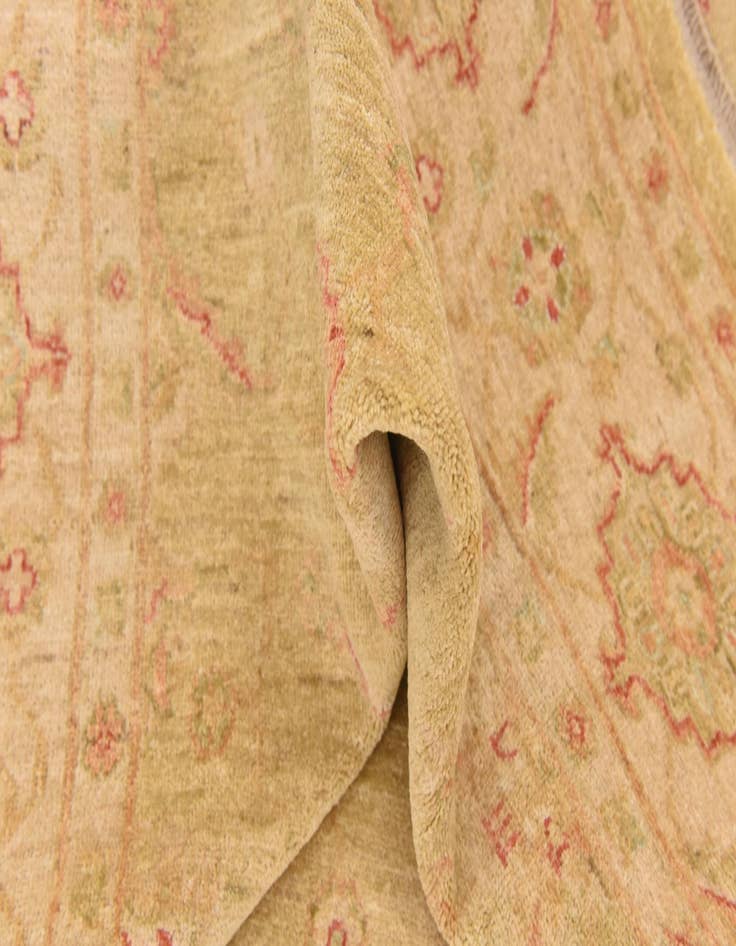 Detail image of  6' 9 x 9' 7  Hand Knotted Peshawar Ziegler Rug