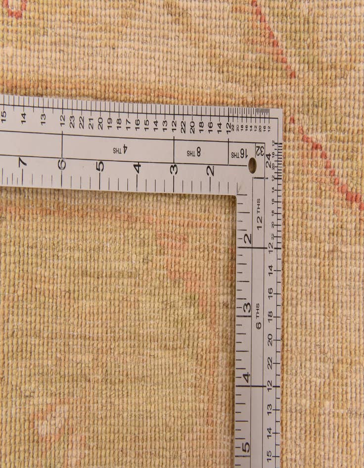 Detail image of  6' 9 x 9' 7  Hand Knotted Peshawar Ziegler Rug