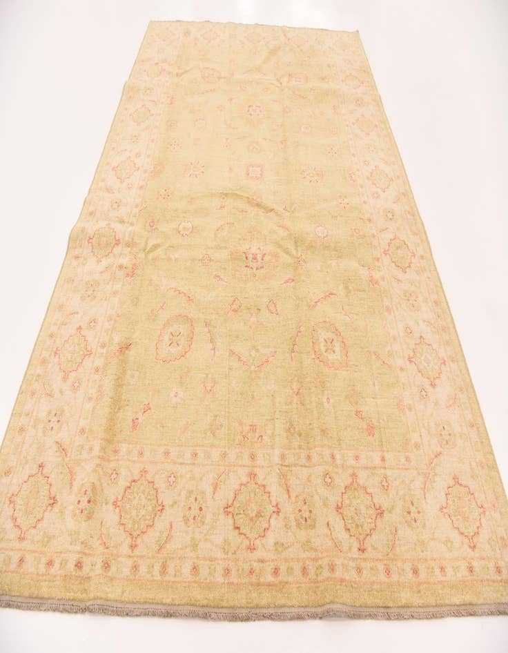 Detail image of  6' 9 x 9' 7  Hand Knotted Peshawar Ziegler Rug