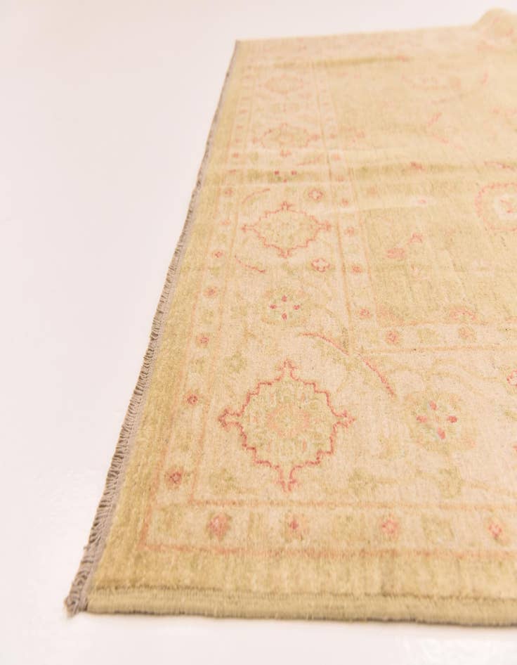 Detail image of  6' 9 x 9' 7  Hand Knotted Peshawar Ziegler Rug