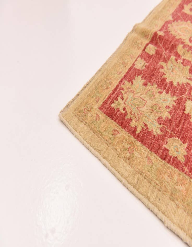 Detail image of  6' 6 x 9' 4  Hand Knotted Peshawar Ziegler Rug