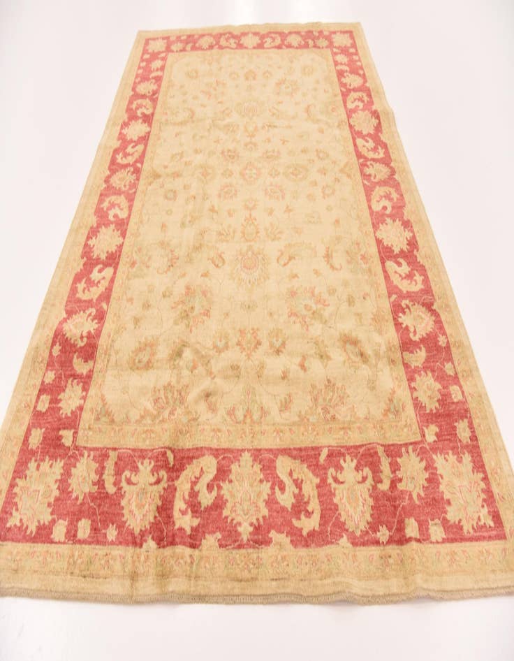 Detail image of  6' 6 x 9' 4  Hand Knotted Peshawar Ziegler Rug