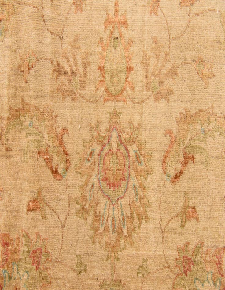 Detail image of  6' 6 x 9' 4  Hand Knotted Peshawar Ziegler Rug