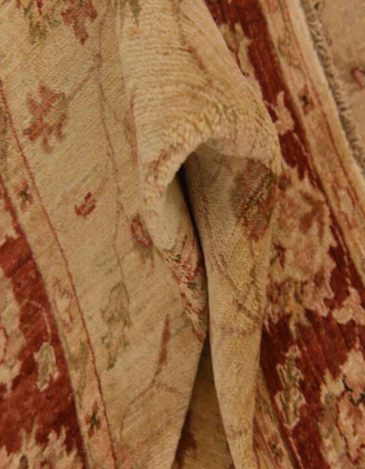 Detail image of  5' x 6' 6  Hand Knotted Peshawar Ziegler Rug