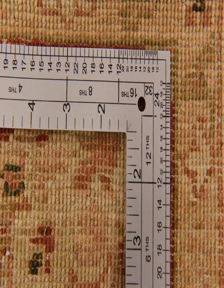 Detail image of  5' x 6' 6  Hand Knotted Peshawar Ziegler Rug