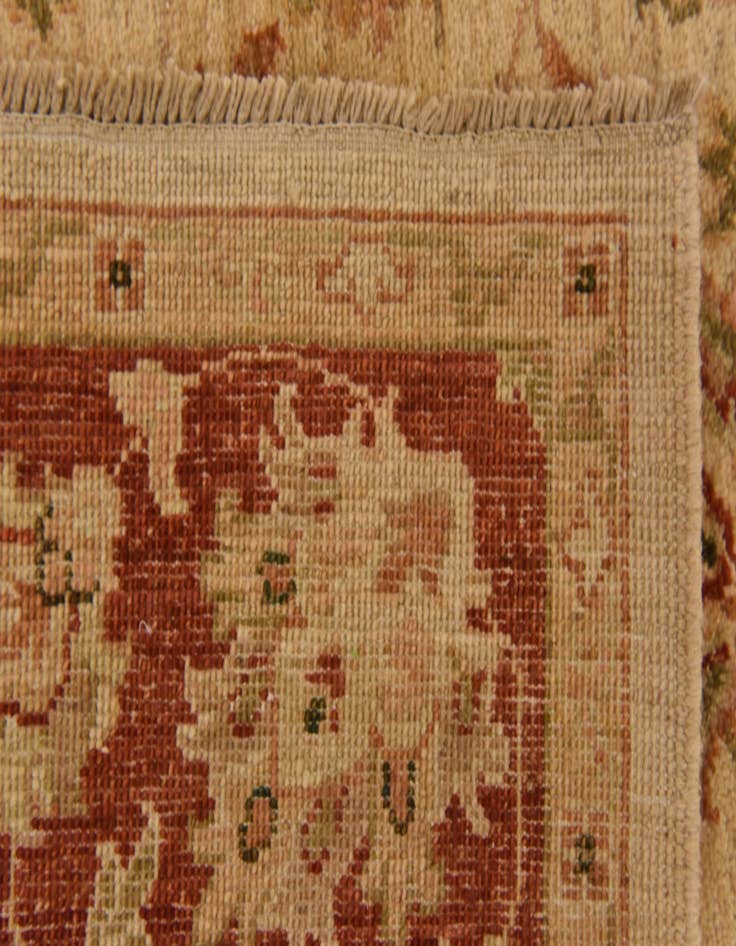 Detail image of  5' x 6' 6  Hand Knotted Peshawar Ziegler Rug
