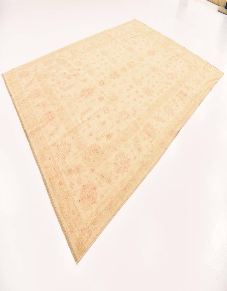 Detail image of  8' 2 x 11' 6  Hand Knotted Peshawar Ziegler Rug