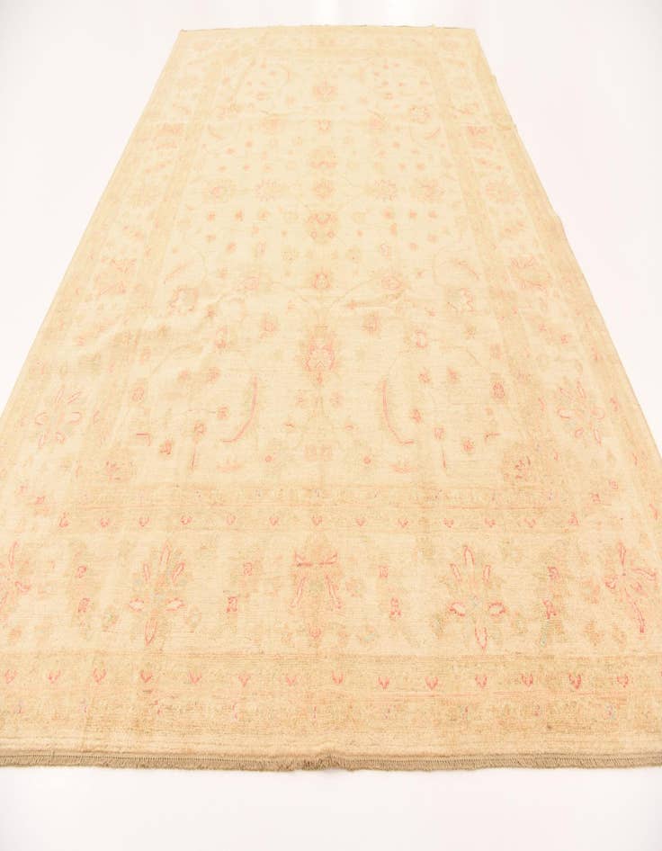 Detail image of  8' 2 x 11' 6  Hand Knotted Peshawar Ziegler Rug