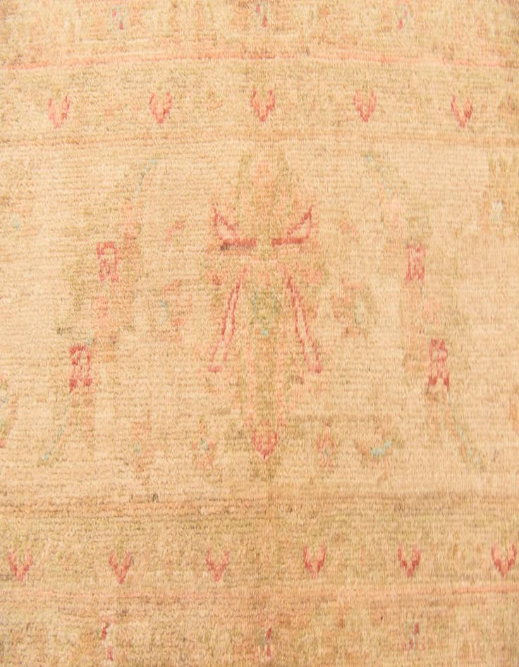 Detail image of  8' 2 x 11' 6  Hand Knotted Peshawar Ziegler Rug