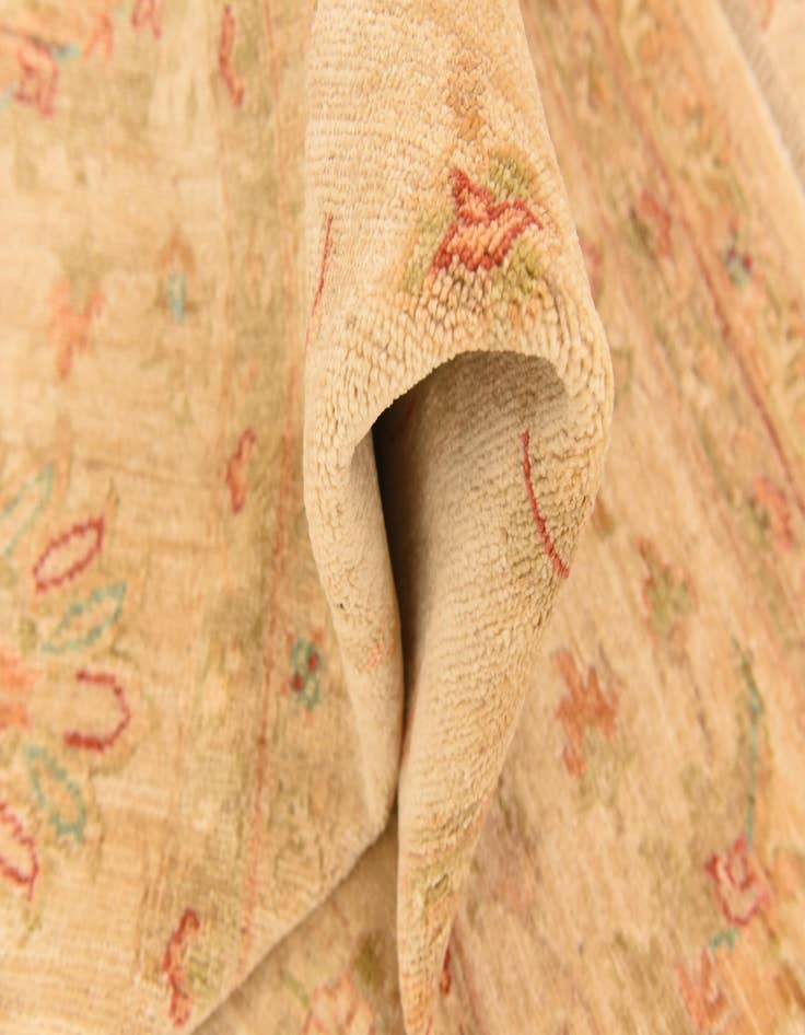 Detail image of  8' 3 x 11' 5  Hand Knotted Peshawar Ziegler Rug