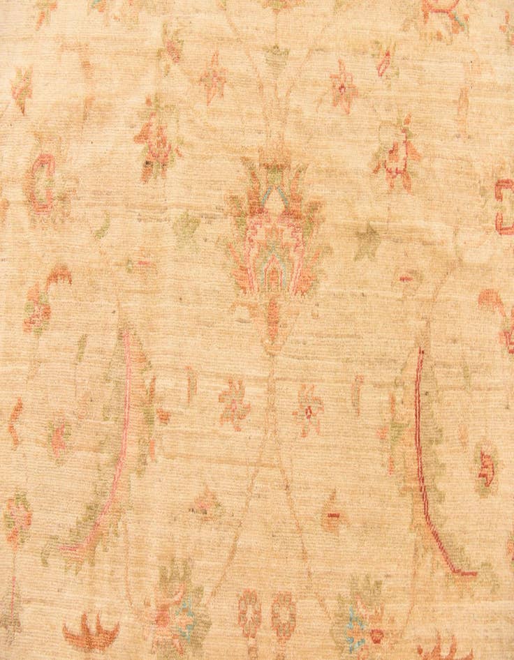 Detail image of  8' 3 x 11' 5  Hand Knotted Peshawar Ziegler Rug