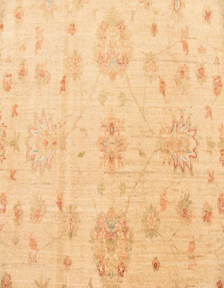 Detail image of  8' 3 x 11' 5  Hand Knotted Peshawar Ziegler Rug