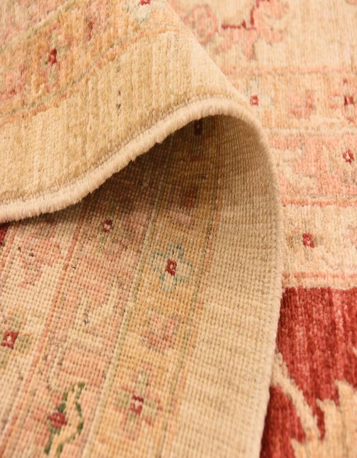 Detail image of  13' x 17' 7  Hand Knotted Peshawar Ziegler Rug