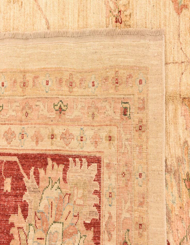 Detail image of  13' x 17' 7  Hand Knotted Peshawar Ziegler Rug