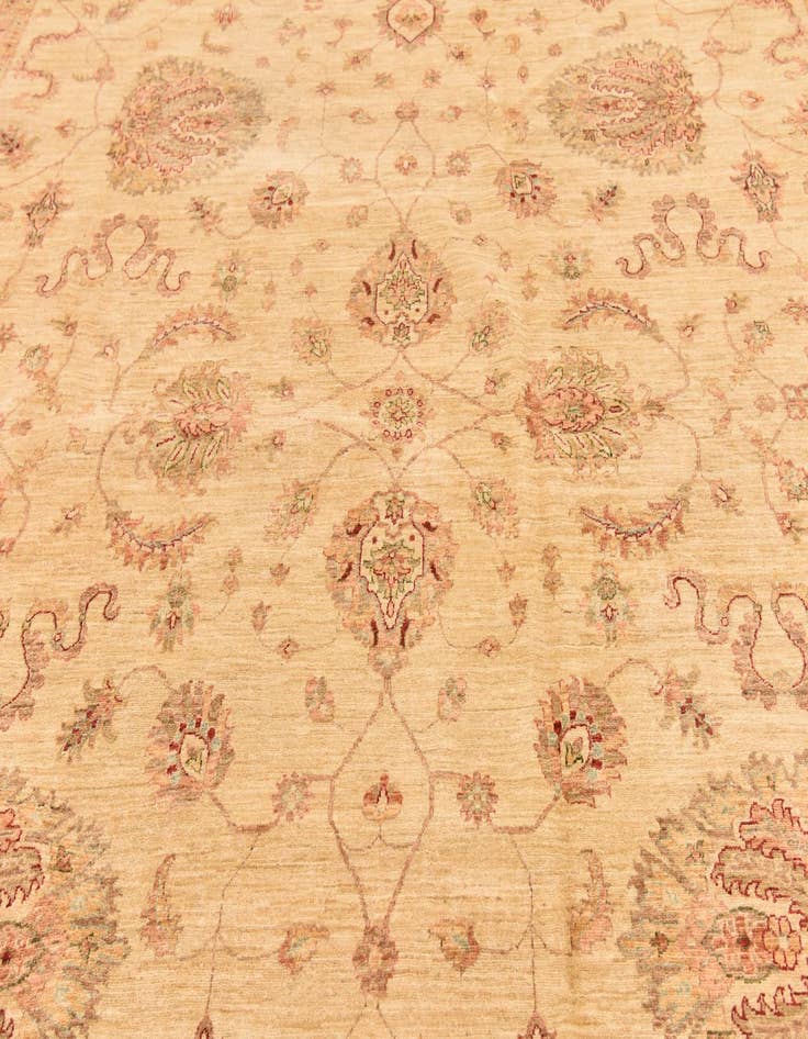 Detail image of  13' x 17' 7  Hand Knotted Peshawar Ziegler Rug