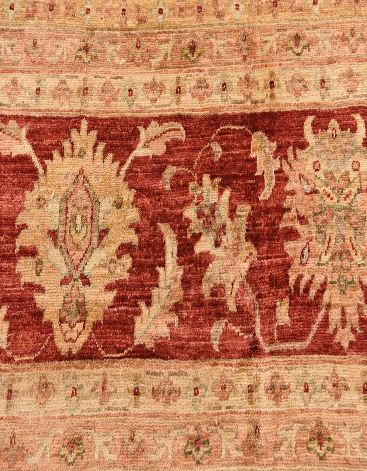 Detail image of  13' x 17' 7  Hand Knotted Peshawar Ziegler Rug