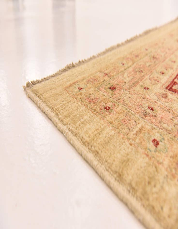 Detail image of  13' x 17' 7  Hand Knotted Peshawar Ziegler Rug