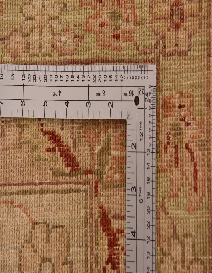 Detail image of  13' 2 x 19' 2  Hand Knotted Peshawar Ziegler Rug