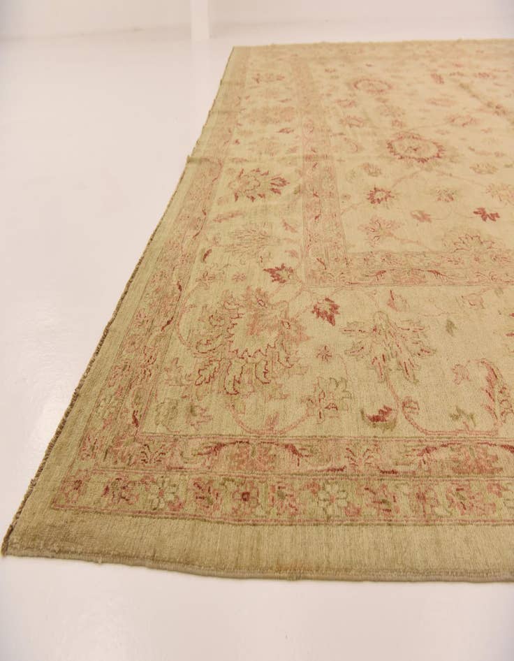 Detail image of  13' 2 x 19' 2  Hand Knotted Peshawar Ziegler Rug