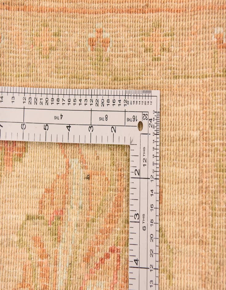 Detail image of  8' 3 x 10' 2  Hand Knotted Peshawar Ziegler Rug