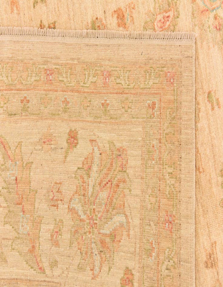 Detail image of  8' 3 x 10' 2  Hand Knotted Peshawar Ziegler Rug