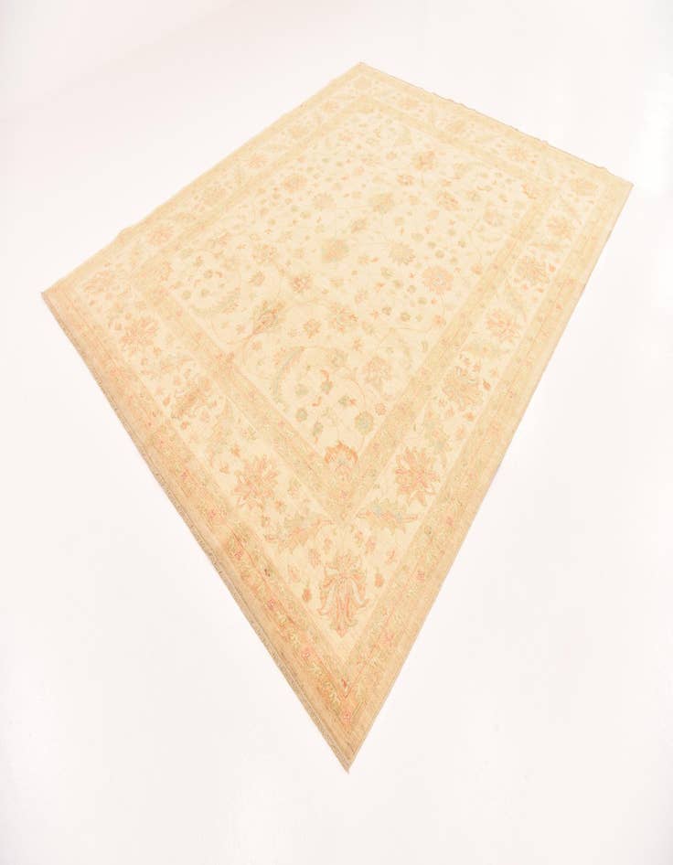 Detail image of  8' 3 x 10' 2  Hand Knotted Peshawar Ziegler Rug