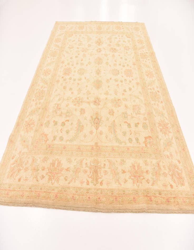 Detail image of  8' 3 x 10' 2  Hand Knotted Peshawar Ziegler Rug