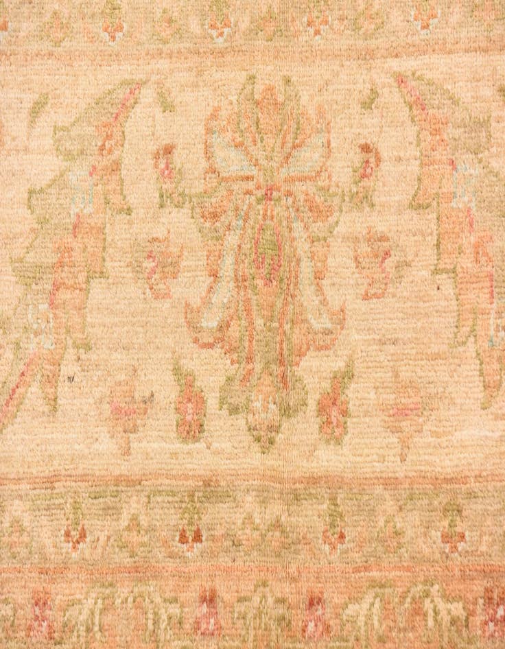 Detail image of  8' 3 x 10' 2  Hand Knotted Peshawar Ziegler Rug