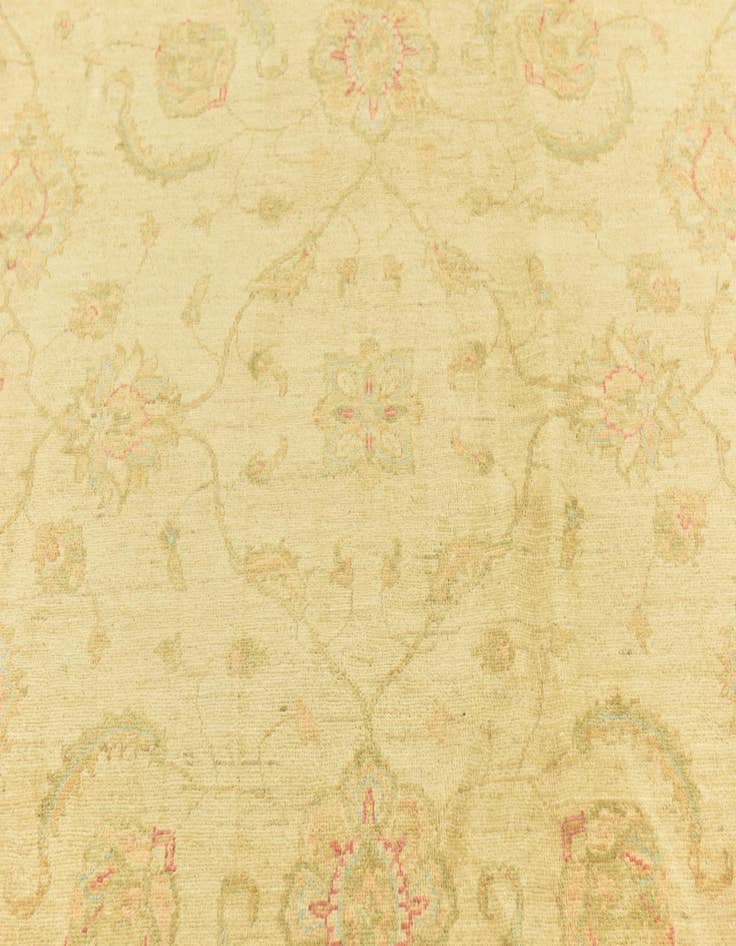 Detail image of  6' 9 x 9' 9  Hand Knotted Peshawar Ziegler Rug